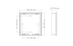 T22 Väggfjärrkontroll CCT till V4 Mottagare
