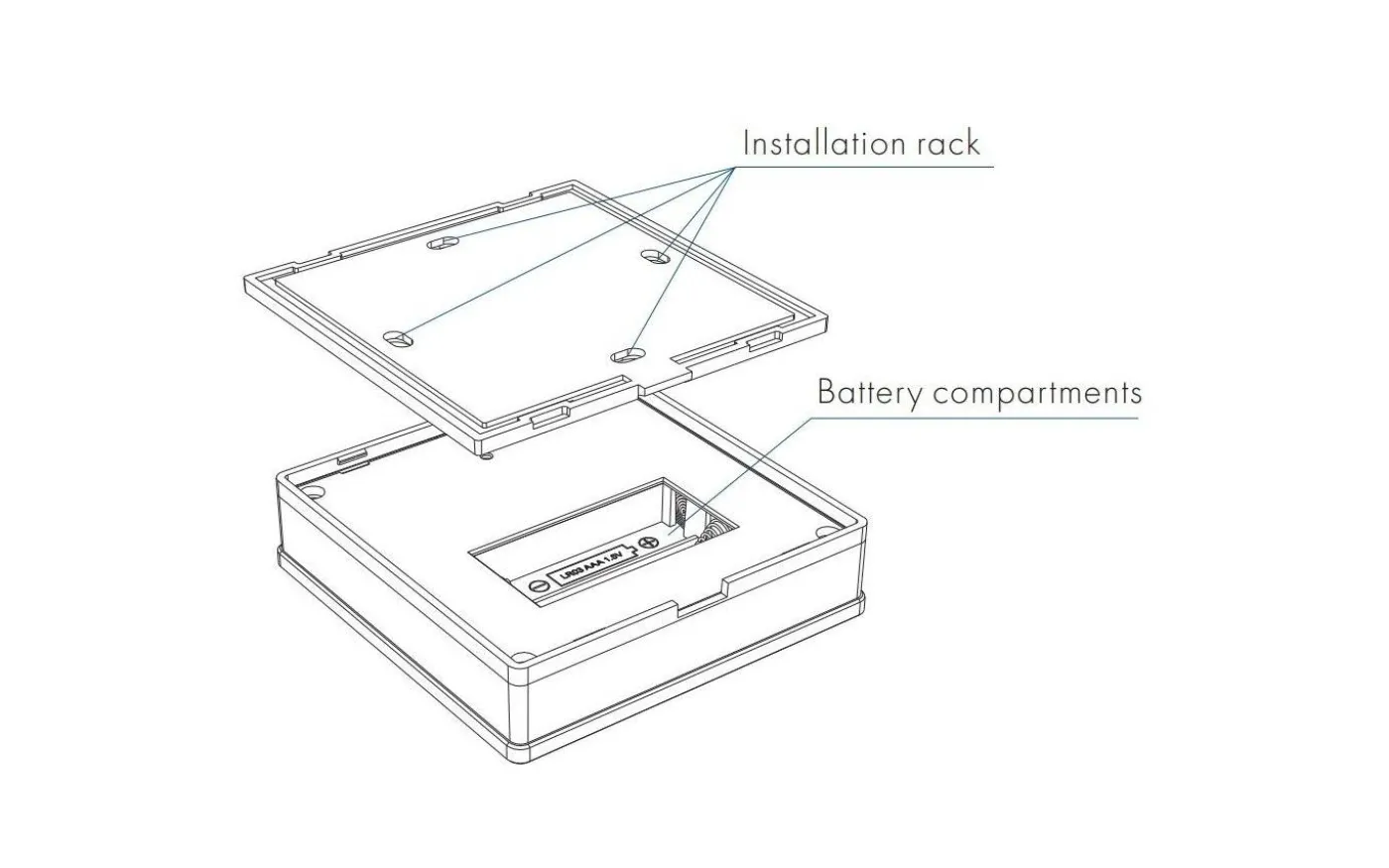 T22 Väggfjärrkontroll CCT till V4 Mottagare