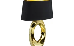 Taba Bordslampa 52cm E27 guld/svart