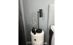 Tabela Bordslampa 52cm med Trådlös Laddning och USB Svart