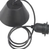 Takupphänge Bas E27 1,2m Svart