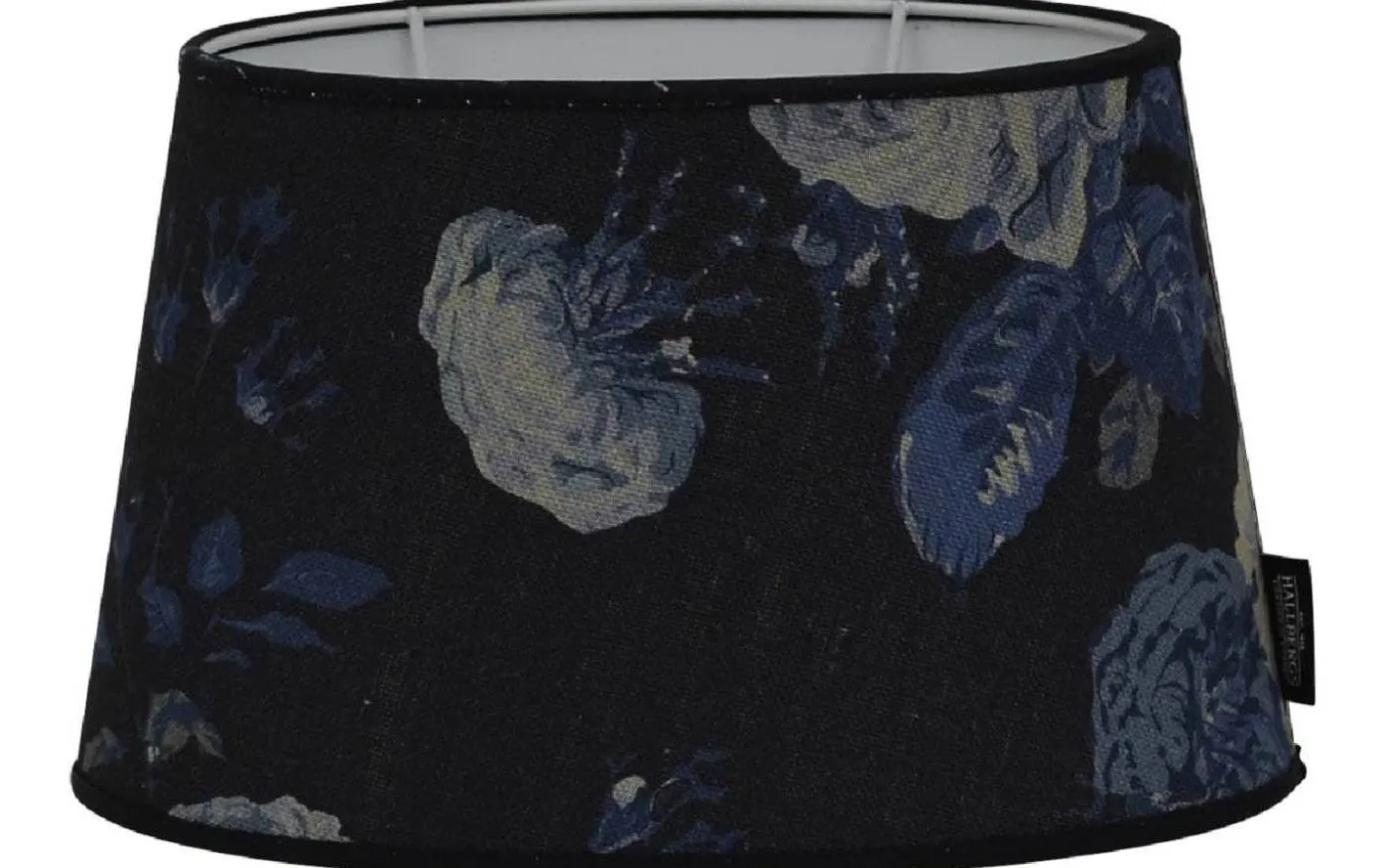 Tallulah Floral Oval Lampskärm 30cm Indigo