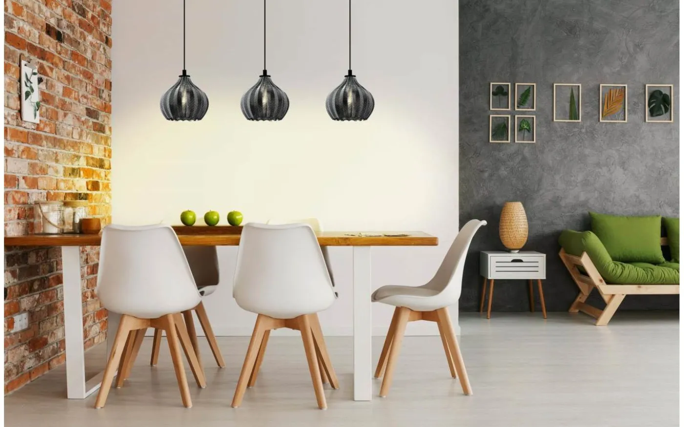 Tamallat Taklampa 105cm Svart