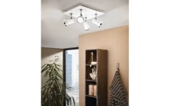 Tamara Takspotlight 24cm GU10 LED 3000K 4x2,8W Vit IP44