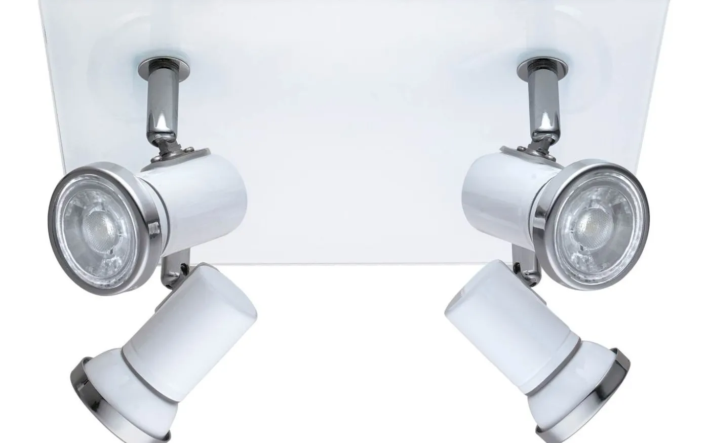 Tamara Takspotlight 26cm GU10 LED 3000K 4x3,3W Vit IP44