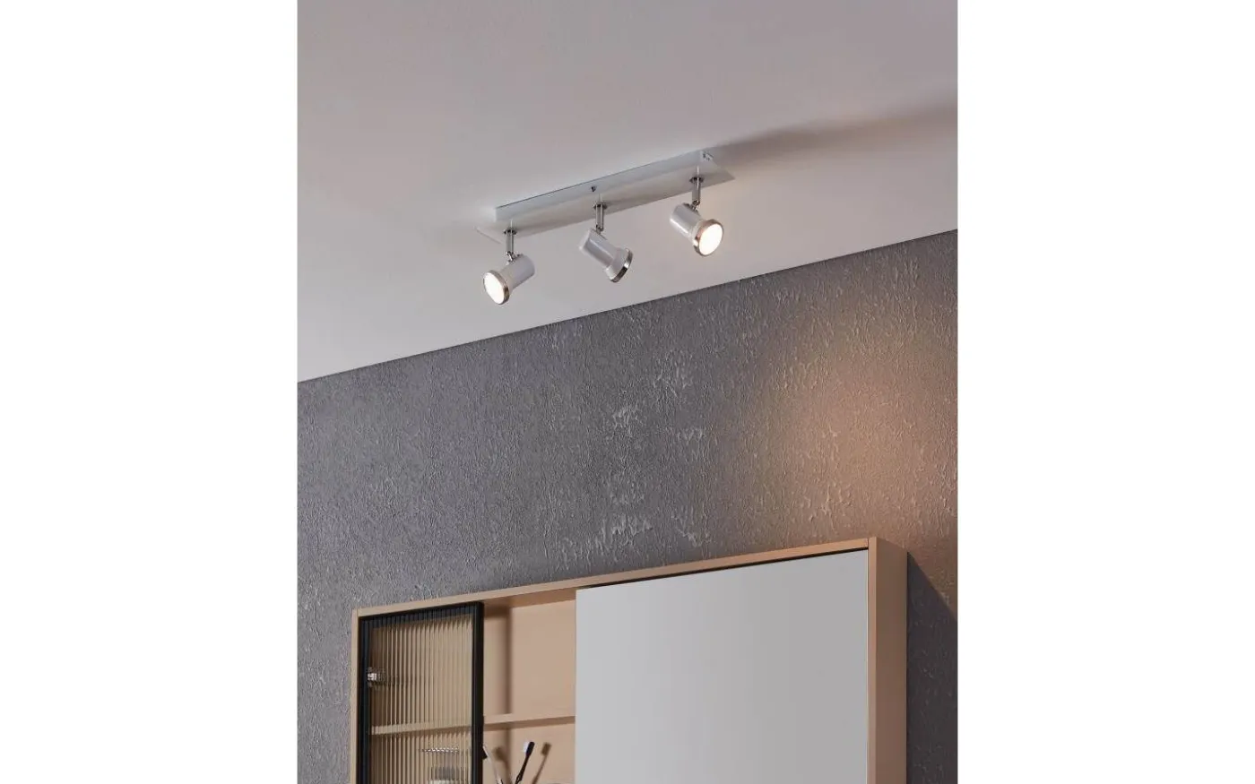 Tamara Takspotlight 46cm GU10 LED 3000K 3x3W Vit IP44