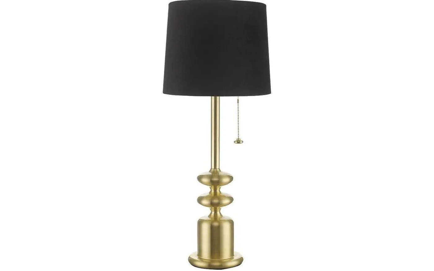 Tanger Bordslampa 56cm Borstad Mässing/Svart