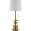 Tanger Bordslampa 56cm Brons/Vit