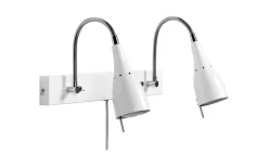 Tanum Vägglampa 2L Vit