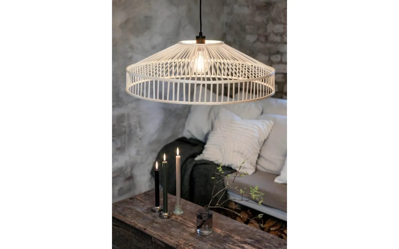 Tapa Taklampa 70cm Natur