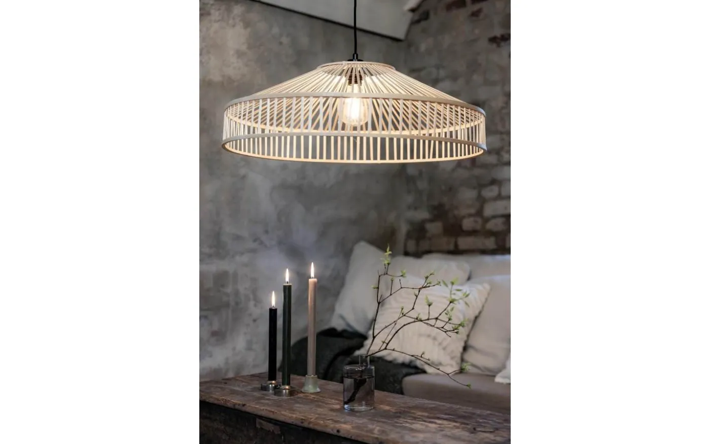 Tapa Taklampa 70cm Natur