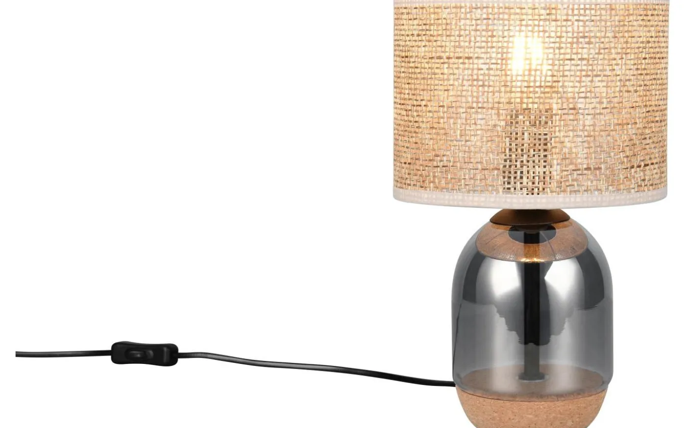 Tara Bordslampa 33cm E27 beige/förkromad