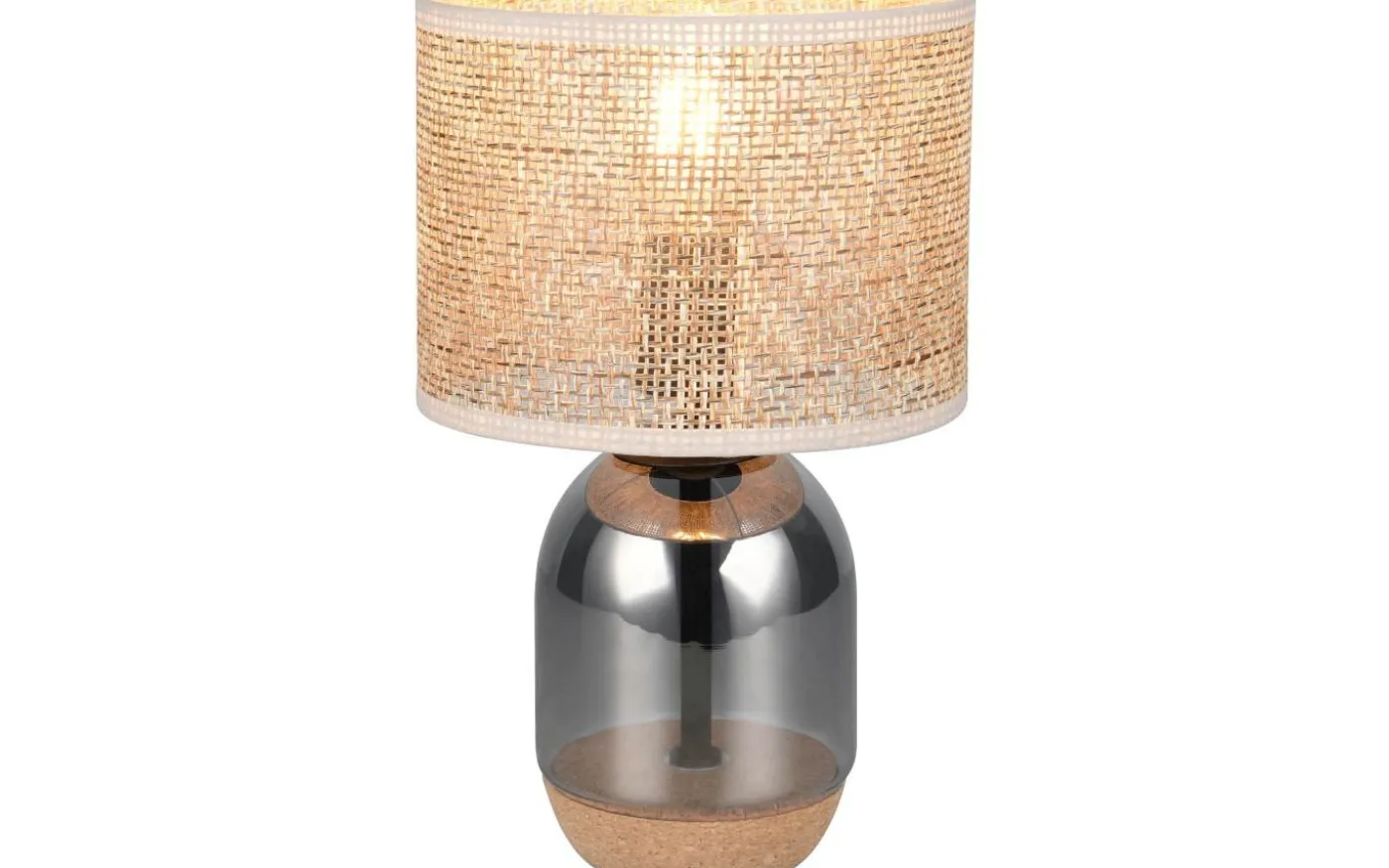 Tara Bordslampa 33cm E27 beige/förkromad