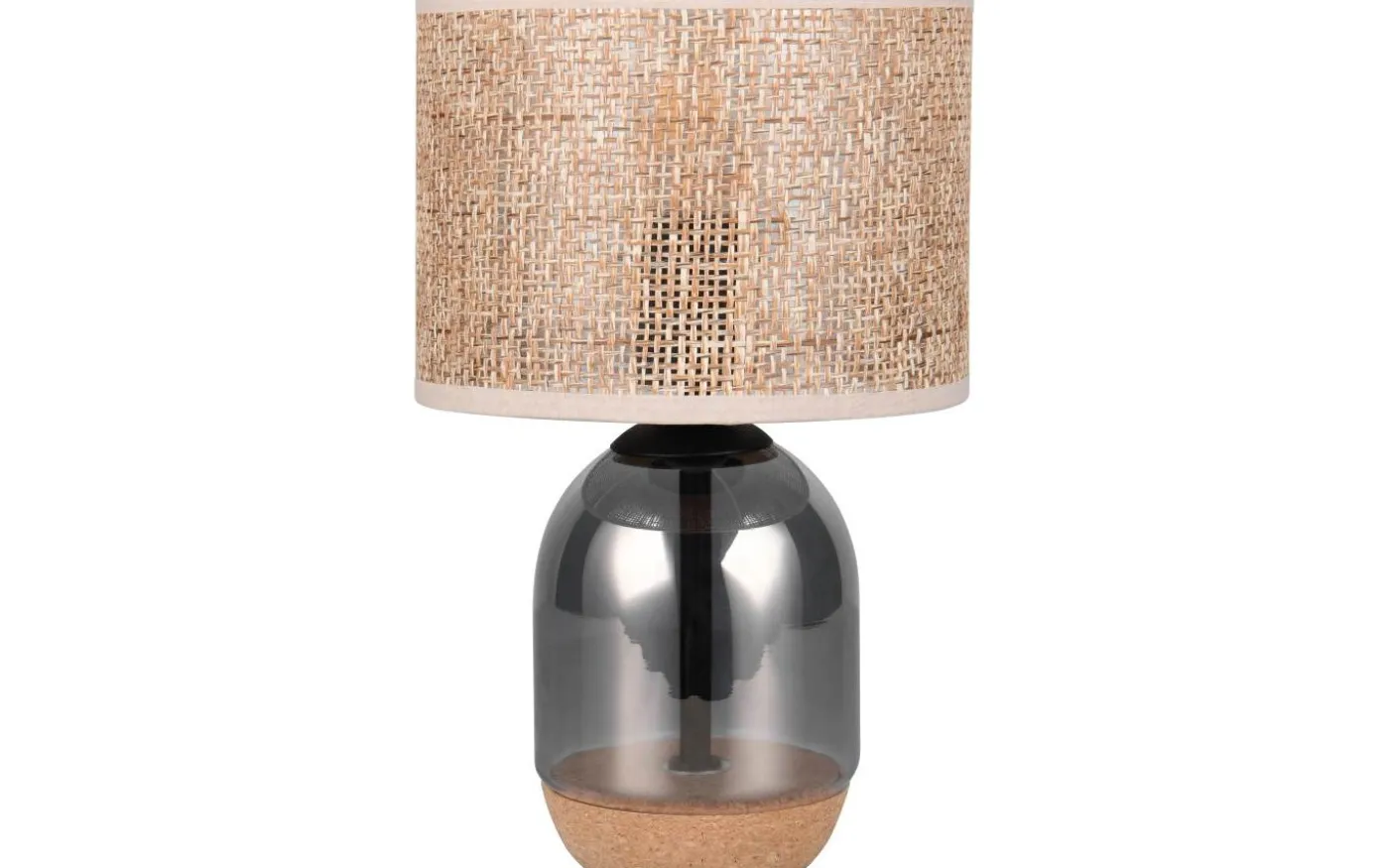 Tara Bordslampa 33cm E27 beige/förkromad