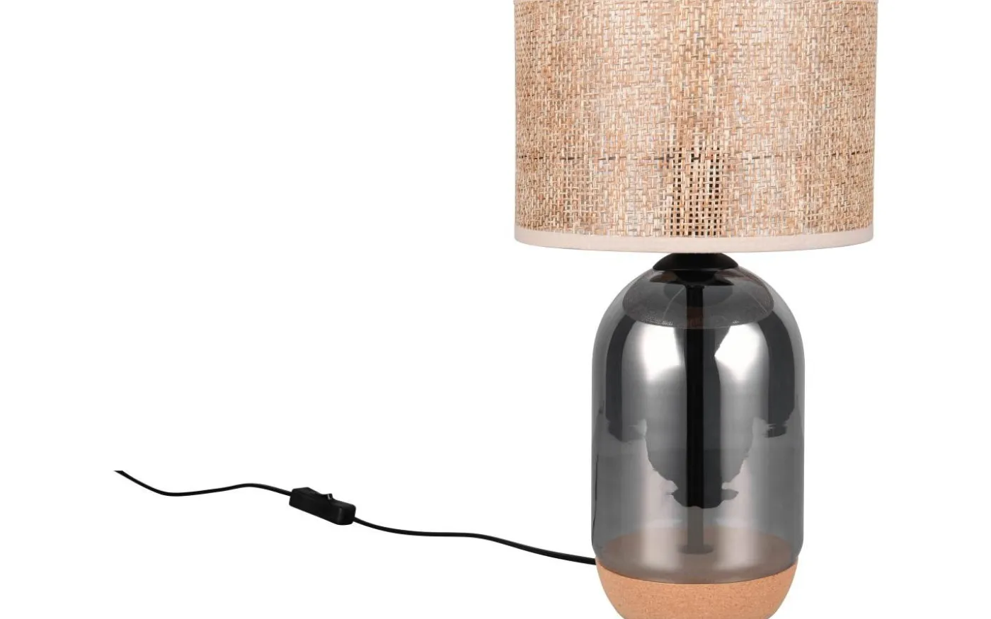 Tara Bordslampa 43cm E27 beige/förkromad