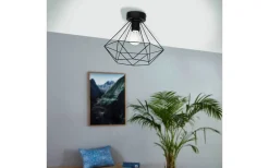 Tarbes Plafond 33cm Svart