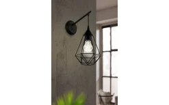 Tarbes Vägglampa Svart