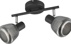 Tarifa Spotlight 2-delad E14 mattsvart/förkromad