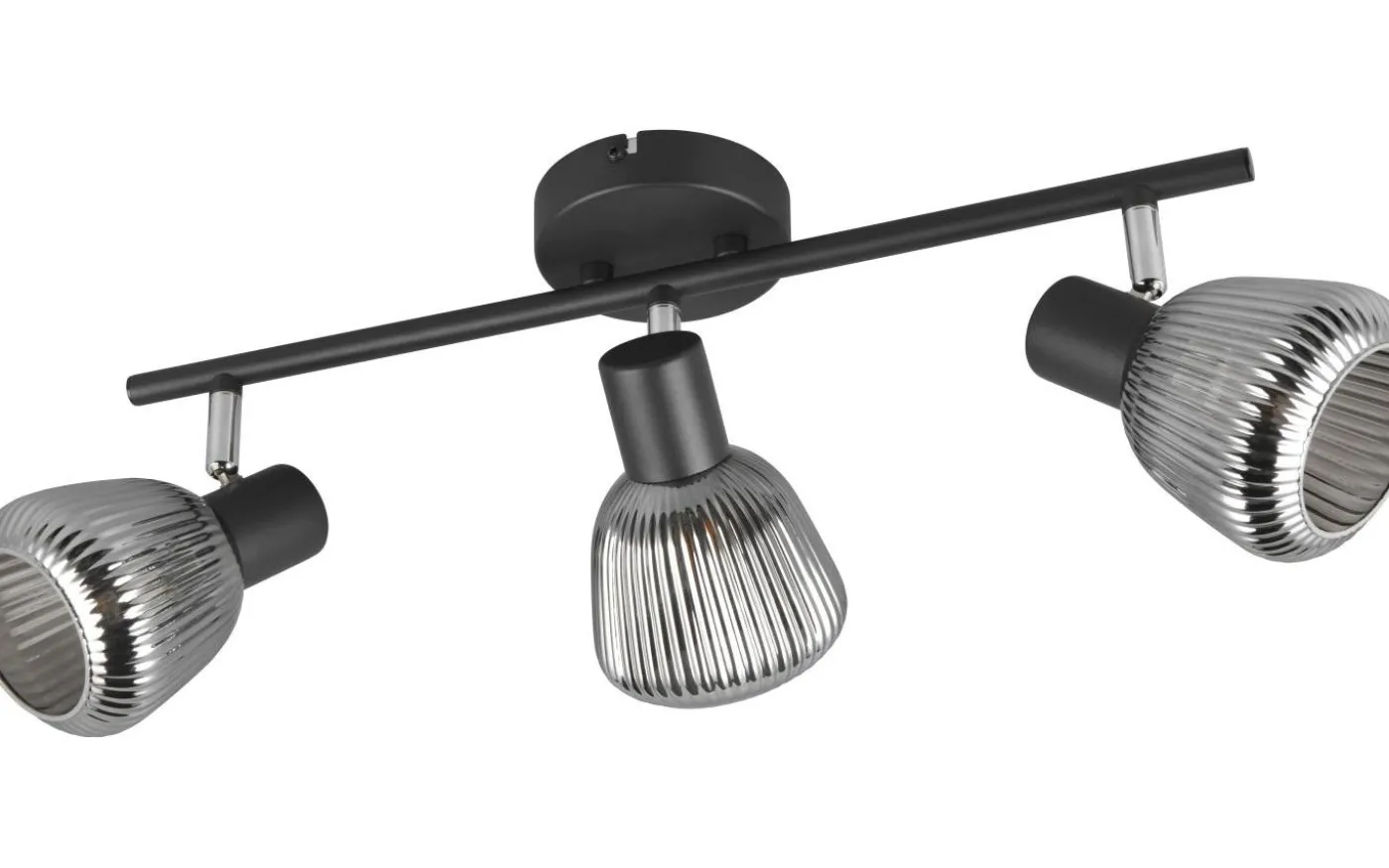 Tarifa Spotlight 3-delad E14 mattsvart/förkromad