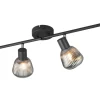 Tarifa Spotlight 4-delad E14 mattsvart/förkromad