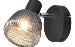 Tarifa Spotlight E14 mattsvart/förkromad