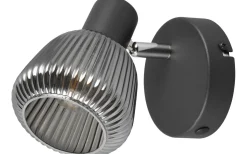 Tarifa Spotlight E14 mattsvart/förkromad