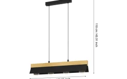 Tarrafo Taklampa 88cm Natur