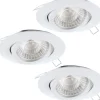 Tedo Spotlight 3-Pack 3-steg DIM GU10 LED 3000K 3x4,8W Vit