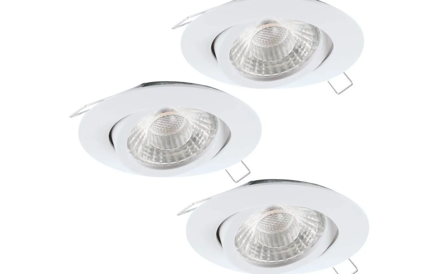 Tedo Spotlight 3-Pack 3-steg DIM GU10 LED 3000K 3x4,8W Vit