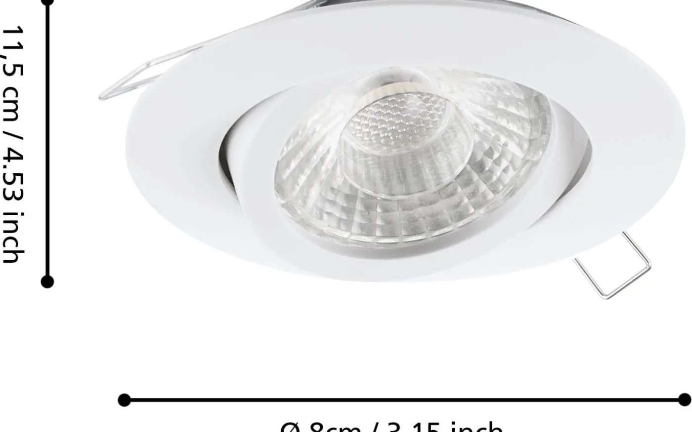 Tedo Spotlight 3-Pack 3-steg DIM GU10 LED 3000K 3x4,8W Vit