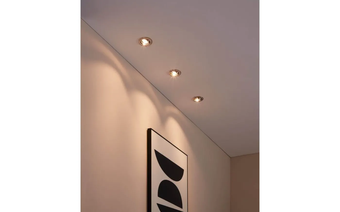 Tedo Spotlight 3-Pack 3-steg DIM GU10 LED 3000K 3x4,8W Nickel