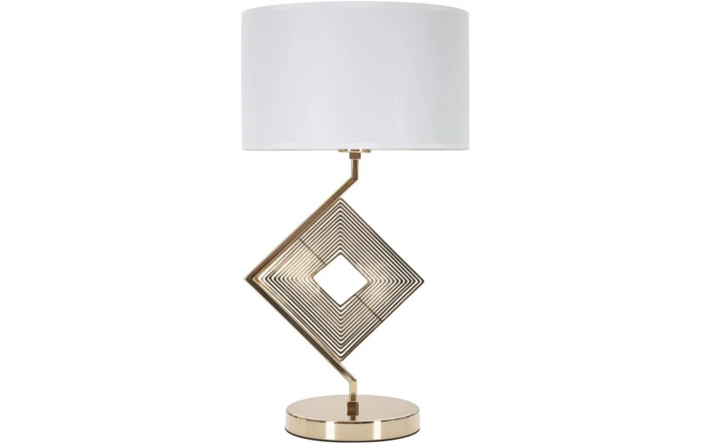 Tempo Bordslampa 56cm Vit/Guld