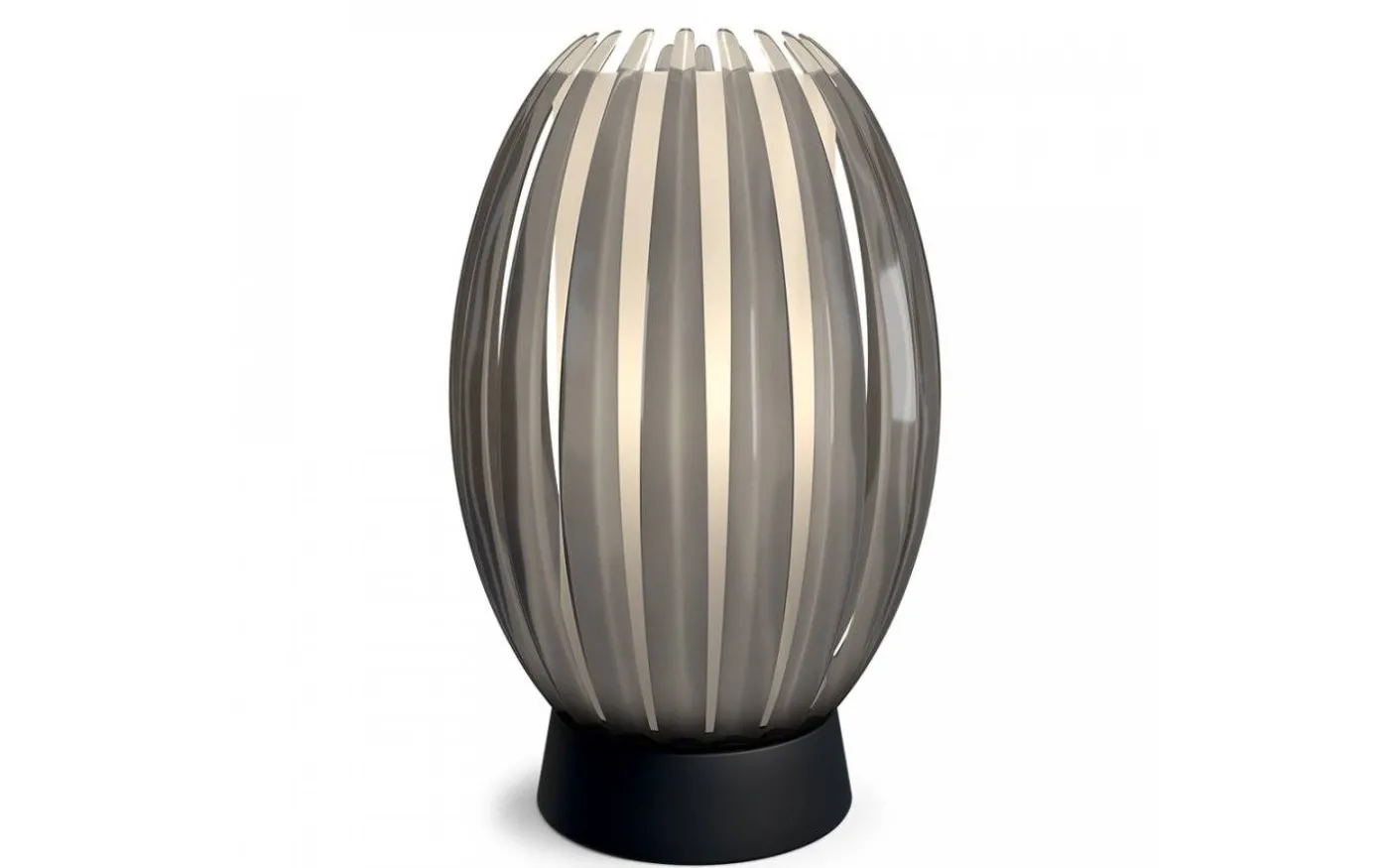 Tentacle M Bordslampa 34cm Svart/Rökfärgad