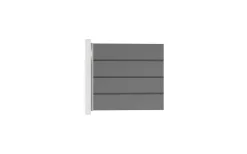 Tess SQ Vägglampa Vit