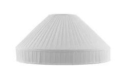 Textilskärm 500 - Vitt bomullstyg