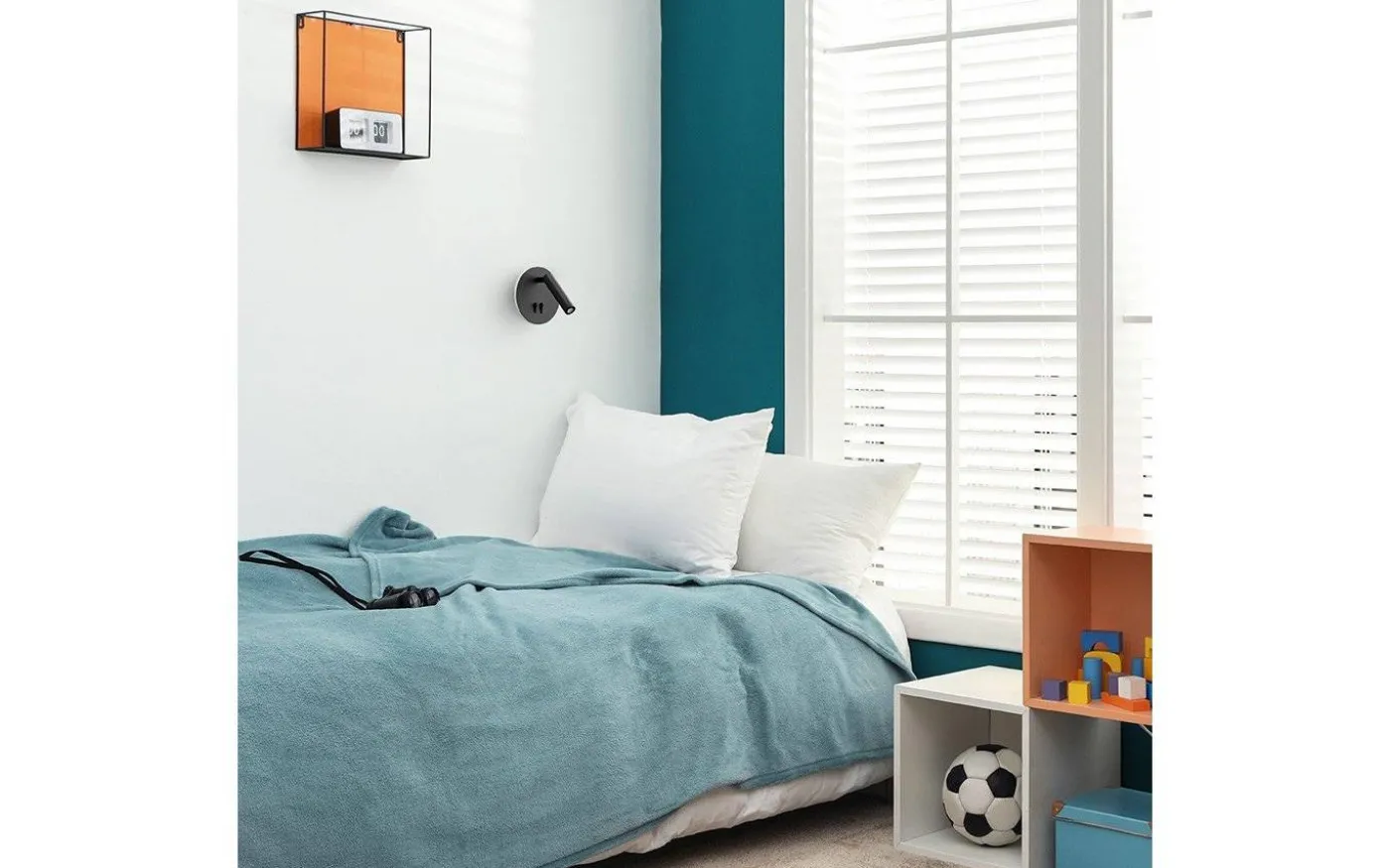 Thalia Vägglampa LED 6W+3W 3000K Svart