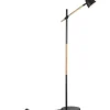 Theo Golvlampa 131cm Trä/Svart
