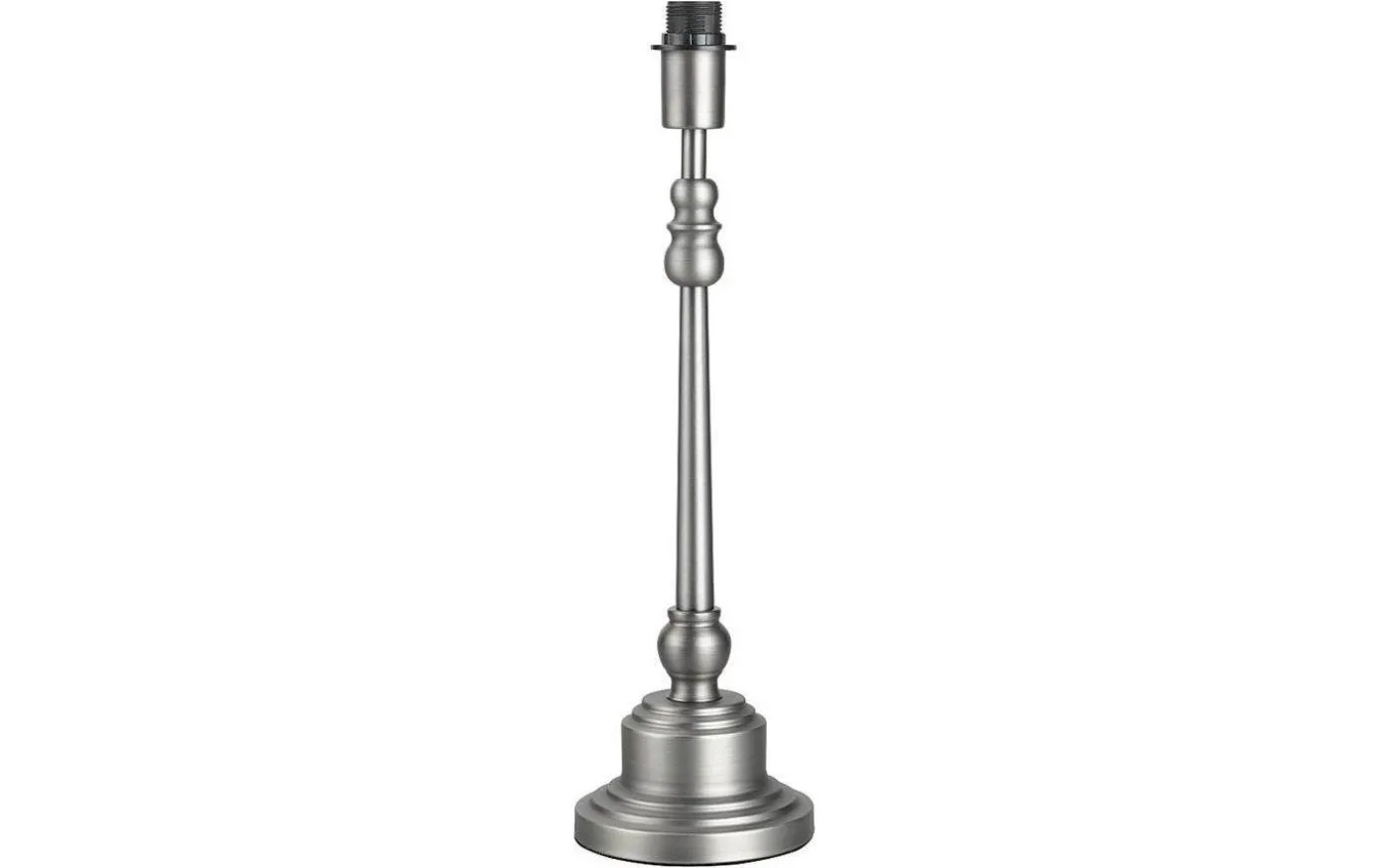 Theo Lampfot 42cm Antik nickel