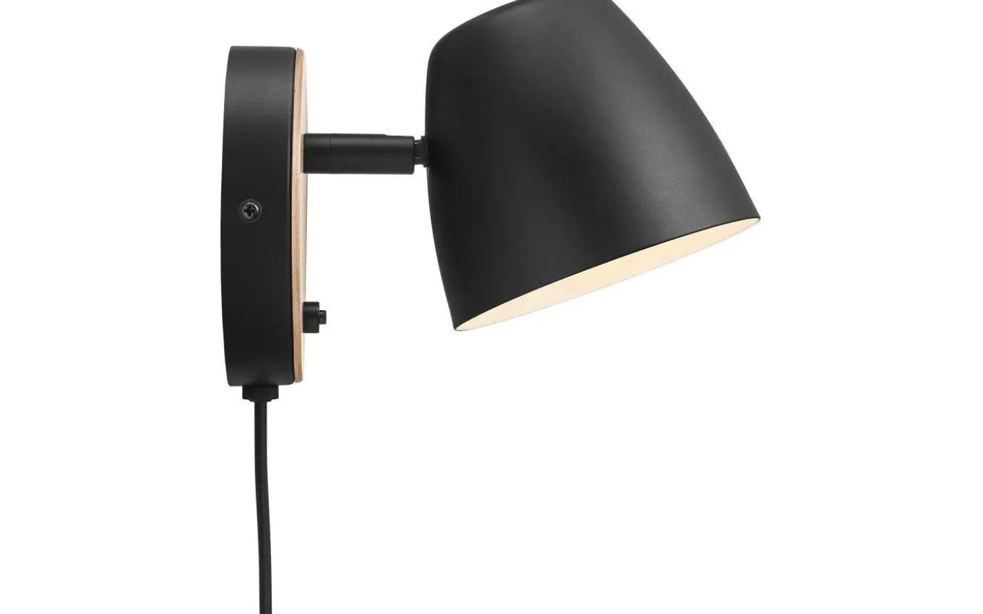 Theo Vägglampa Trä/Svart