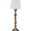 Therese Bordslampa 43cm Antikmässing/Offwhite
