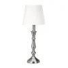 Therese Bordslampa 35cm Antiksilver/Offwhite