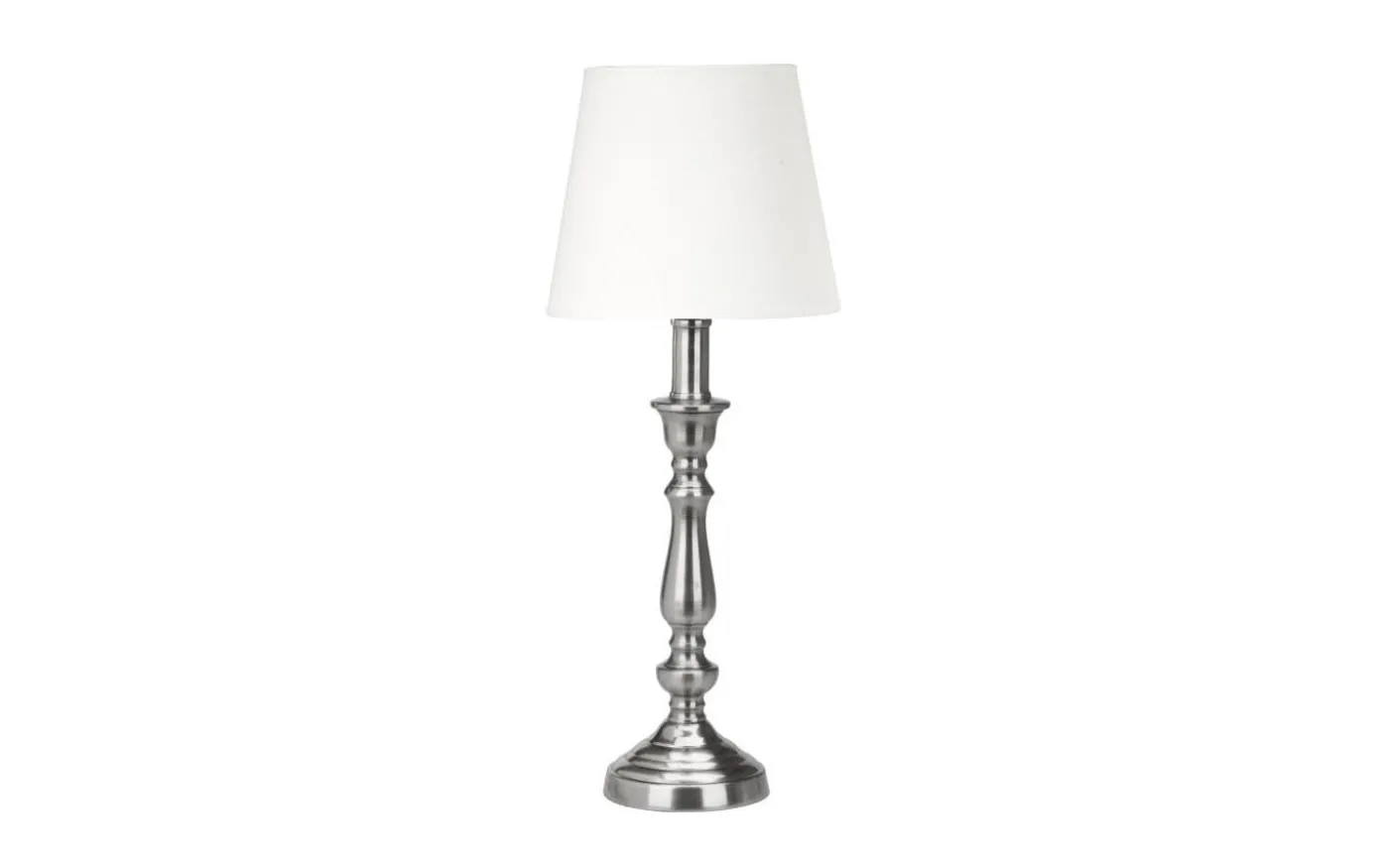 Therese Bordslampa 35cm Antiksilver/Offwhite