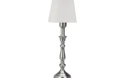 Therese Bordslampa 43cm Antiksilver/Offwhite