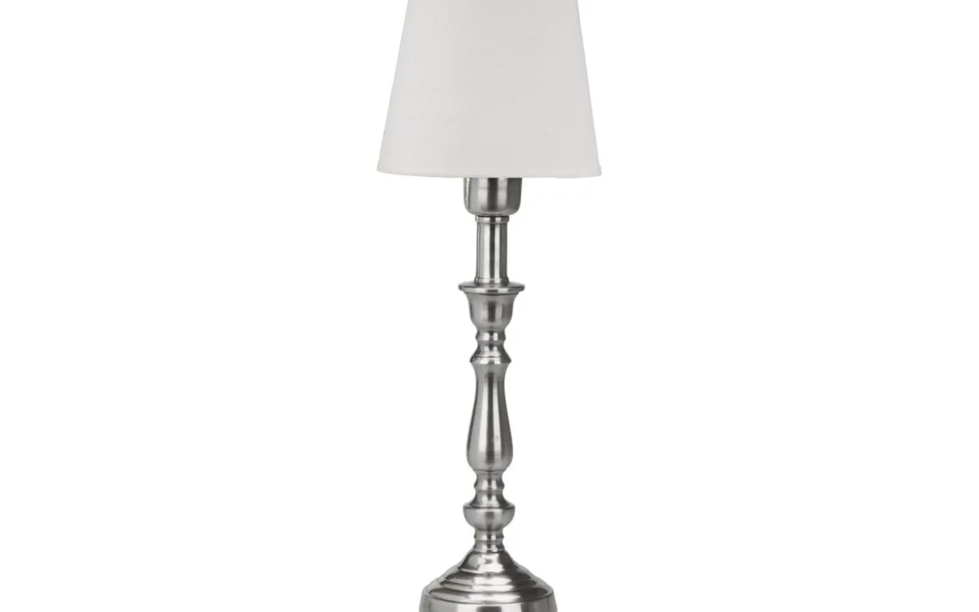 Therese Bordslampa 43cm Antiksilver/Offwhite