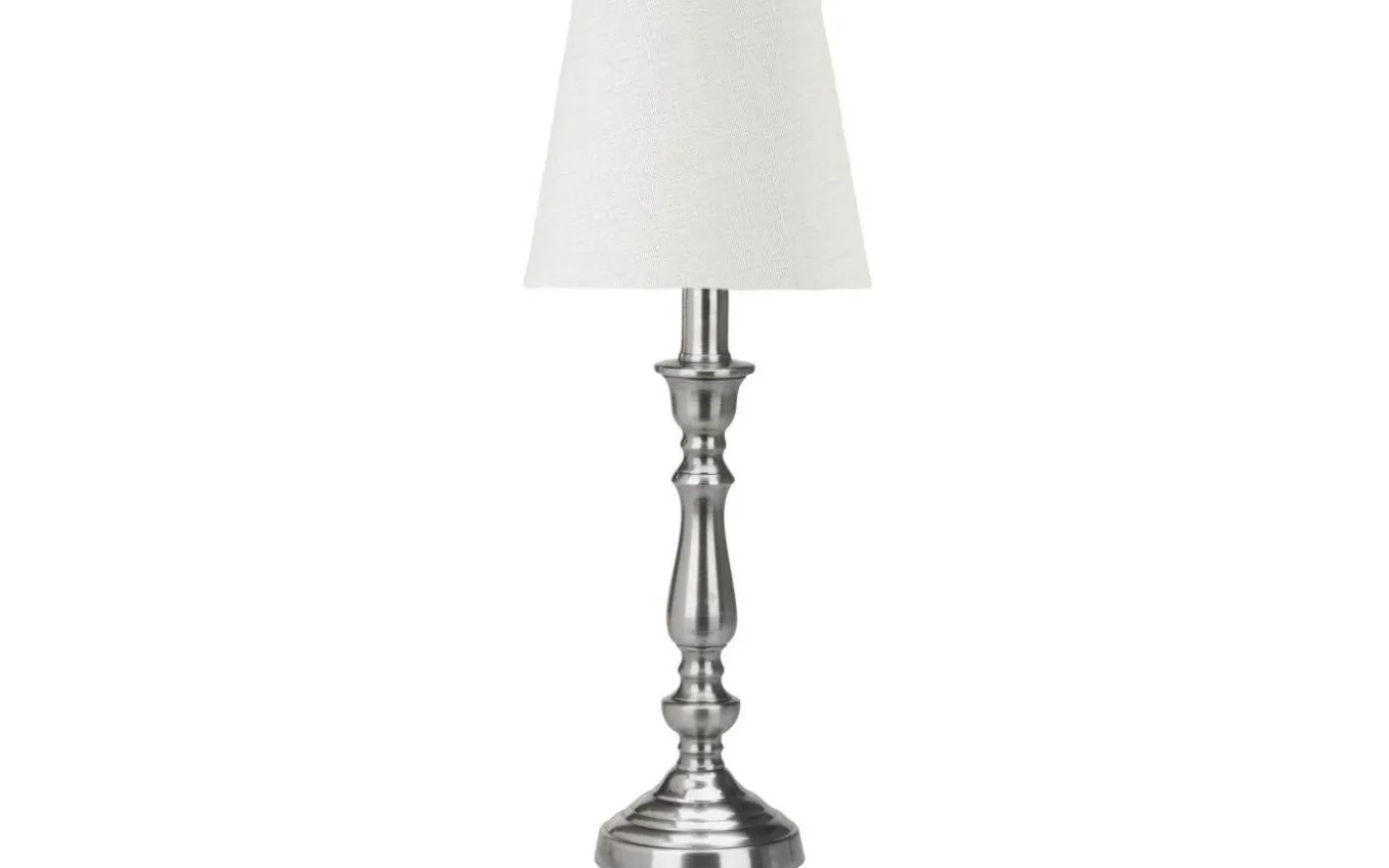 Therese Bordslampa 62cm Krom/Vit