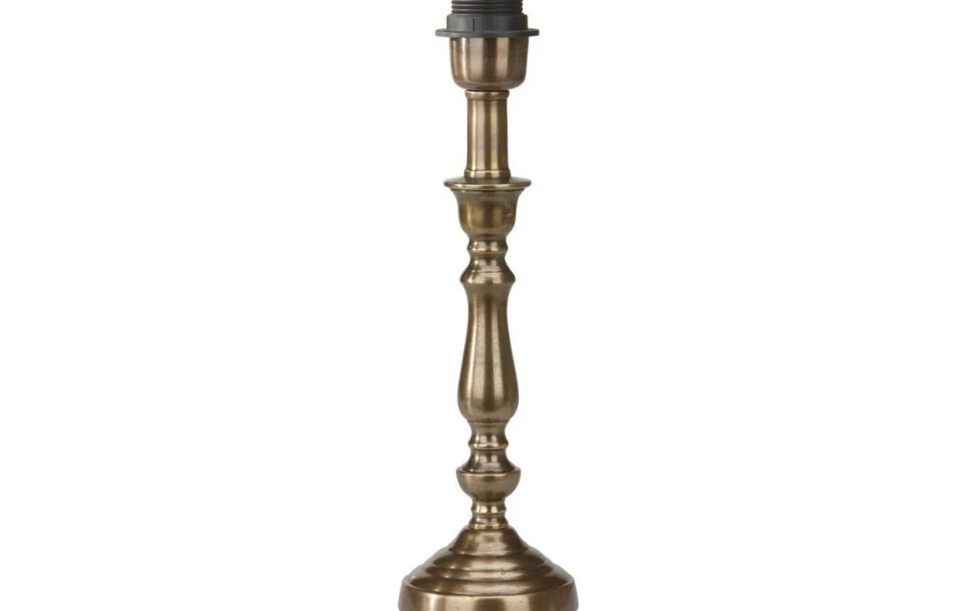 Therese Lampfot 27cm Antikmässing