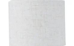 Tiara Lampskärm Ø13cm med Topplock Vit/Beige