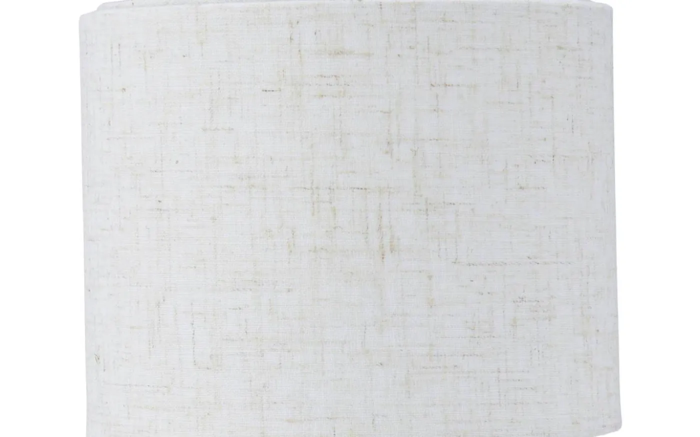 Tiara Lampskärm Ø13cm med Topplock Vit/Beige