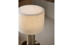 Tiara Lampskärm Ø13cm med Topplock Vit/Beige