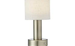 Tiara Uppladdningsbar Bordslampa 24cm LED CCT Antikmässing